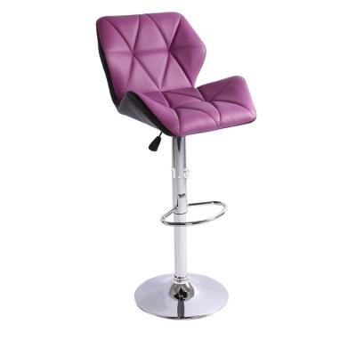 China Wholesale Modern PU Leather With Backrest Swivel Bar Stool For Bar Office for sale