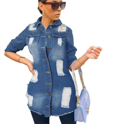 China 2021 Hot Selling Unique Design Drop Jacket Women Denim Womens Denim Jacket Viable for sale