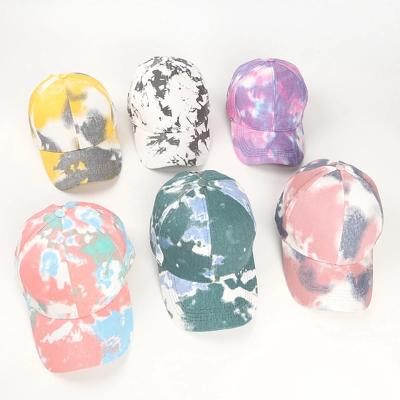 China New JOINT Dye Criss Cross Band Ponytail Summer Link Baseball Caps Women Shape Cotton Visor Sports Hats Gorras Snapback Cap for sale