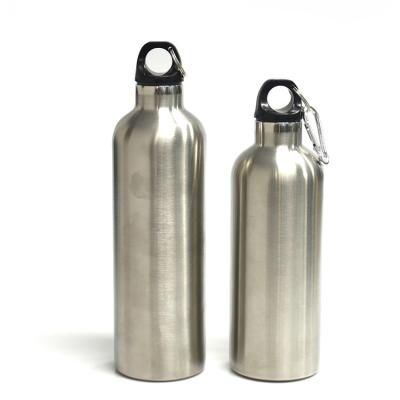 China Manufacturer PORTABLE Cheap Outdoor Aluminum Sports Drinking Bottle With Carabiner for sale