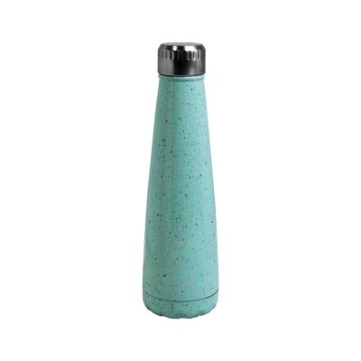 China Stainless Steel Sustainable Water Bottle Double Wall Vacuum Insulated Flask With Triangle Shape for sale