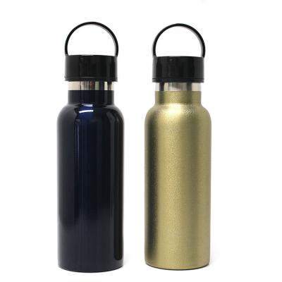 China Business Factory Price Sports Stainless Steel Portable Double Wall Water Bottle Insulated With Tea Infuser for sale