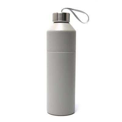 China Eco Friendly PORTABLE Wide Mouth 18oz Dual Wall Stainless Steel Vacuum Insulated Water Bottle Hot And Cold for sale