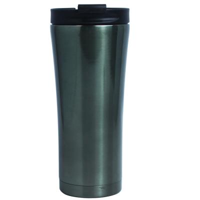 China Business Car Durable Double Wall Thermal Handleless Tumbler Insulated Stainless Steel Metal Bottle Coffee Mug for sale