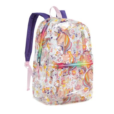 China Wholesale hot sale waterproof customize unicorn cartoon mochila kids back to school satchels for students primary factory low price for sale