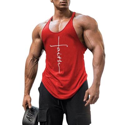 China The 2022 new QUICK DRY printed vests men's popular men's T-shirts European and American men's clothing for sale