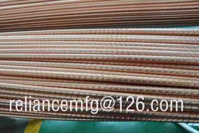 Chine Tube d'aileron B111 C12200 d'en cuivre sans couture ondulé de spirale de l'extrusion bas pour l'échangeur de chaleur à vendre