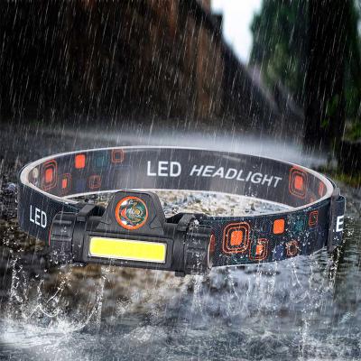 China Outdoor Multi-Function Head Mounted Headlamp USB LED Headlamp Zoom Rechargeable Headlamp Camping for sale