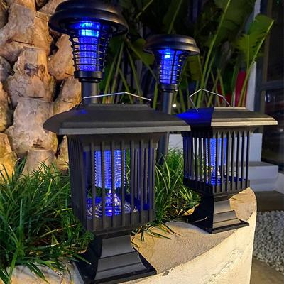 China Wholesale Mosquito Control Plant Insect Killers Pilot Killers Outdoor Use Solar Ultraviolet Mosquito Killers Garden Lawn Purple Night Lights for sale