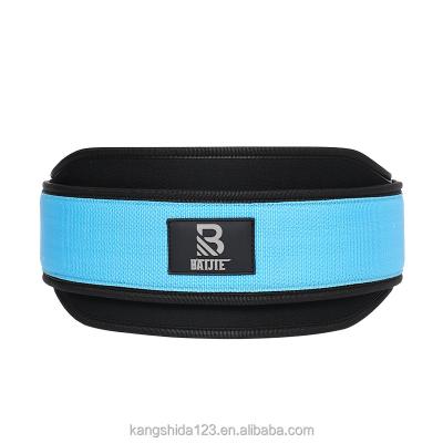 China Breathable EVA Weight Lifting Belt Custom Nylon Power Belt Gym Lifting Belts Gym Weightlifting Belts for sale