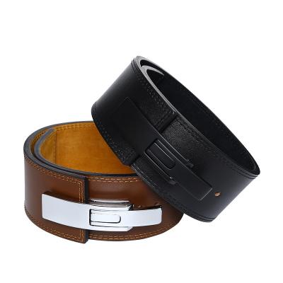 China Breathable Promotional Good Quality Weightlifting Belt Wrist Weightlifting Belt Leather Weightlifting Belt for sale