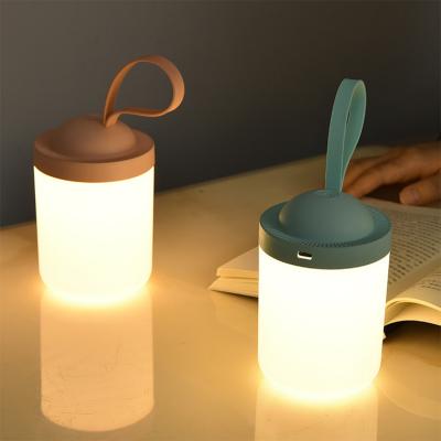 China OBALS Modern Wholesale Creative Atmosphere Silicone Colorful Light Weather Lamp USB Charging Led Night Lamp for sale