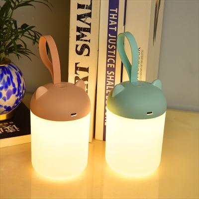 China OBLAS Modern Soft Silicone Baby Animal Kids USB Rechargeable Battery Operated Night Lights for sale