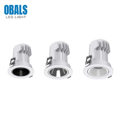 China OBALS Modern Smallest Modern Round Mount Indoor Recessed COB 9w 12w 15w 20w 25w 30w Led Spot Light for sale