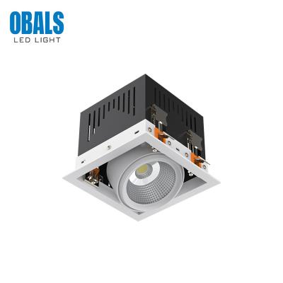 China OBALS New Modern Design Aluminum Indoor 30w Recessed Cob Ip54 12w 14w 20w 24w Led Grill Light for sale