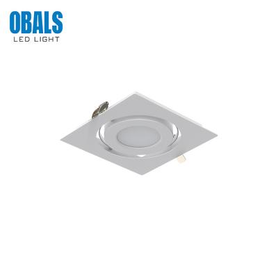 China Modern OBALS Ultra Slim Die Casting Aluminum Body 10w 20w 30w Recessed Led Grill Lamp for sale