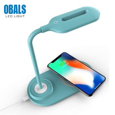 China Modern Modern Desktop Qi Wireless Charging Eye Protect Read Smart Moving Sensor Led Table Light for sale