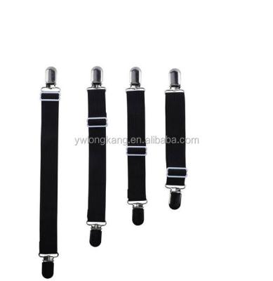 China Wholesale Nylon Adjustable Heavy Duty Sheet Holder Suspenders (4 Packs) for sale