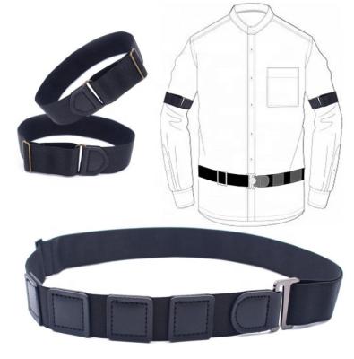 China Yiwu Longkang Top Selling Men's Adjustable Shirt Stays Stand Men's Shirt Stays Garters 2.5cm/3.0cm*120cm for sale