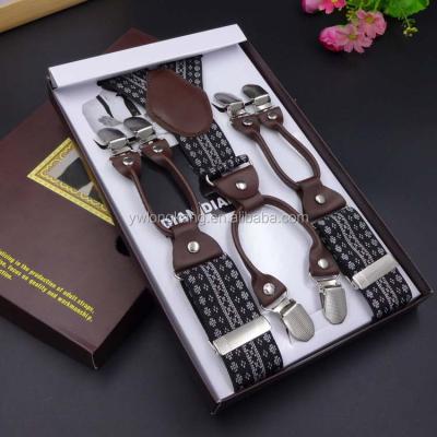 China Wholesale high quality fashion jacquard suspenders 3.5cm 3.5*120cm for sale