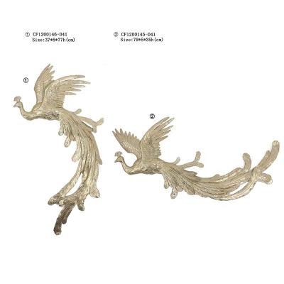 China Minimalist Gold-Leaf Peacock Wall Home Decor Walls Decorations For Home for sale