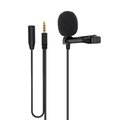 China FREE SAMPLE Lapel Microphone Portable Lapel Cable Clip On Microphone For Multi-Language Tour Guide Interpretation Mobile Phones Recording Cable Microphone for sale