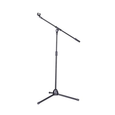 China Black Paint Sheet Music Stand Pro High Quality Stage Audio Flexible Height Adjustable Tripod Microphone Stand Holder for sale