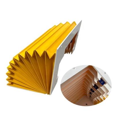 China Anti-coolant Plastic flexible accordion machine way  bellows covers for welding equipment for sale