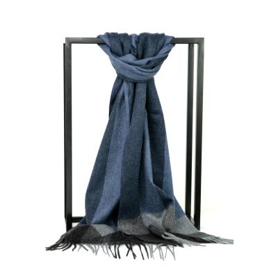 China Fashion Soft Smooth Feeling Mens Winter Scarves 100% Cashmere Classic Scarf With Tassel for sale