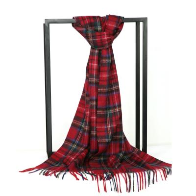 China New 100% Pure Cashmere Listing Autumn And Winter Soft Cashmere Plaid Winter Scarf For Men for sale