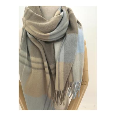 China Modern Simplicity 100%WOOL 100% Camel Wool Soft / Warm Printed Twill Scarf For Autumn And Winter for sale