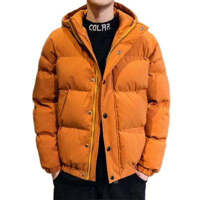 China Plus Size Custom Anorak Thick Sublimation With Hoodies Puff Bubble Jacket Warm Coat For Men for sale