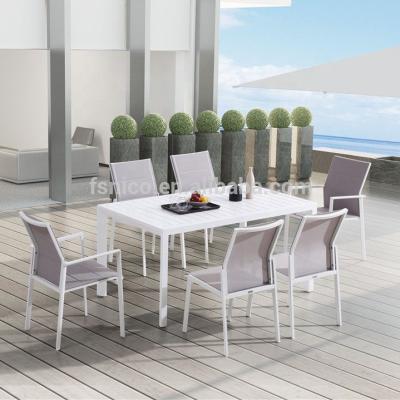 China Restaurant Furniture Rustproof Outdoor Chairs And Tables for sale