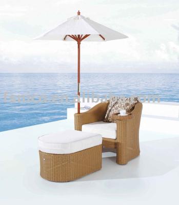 China Modern sofa with umbrellaNC09419 outdoor furniture 2009 for sale