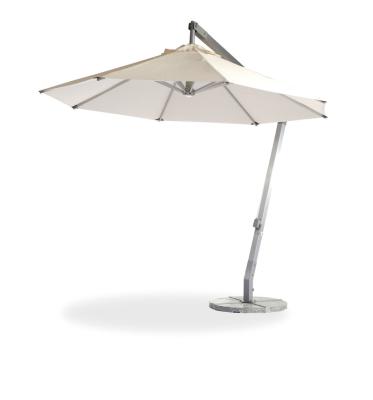 China Outdoor Durable Furniture Patio Aluminum Pole Side Umbrella With Marble Base for sale