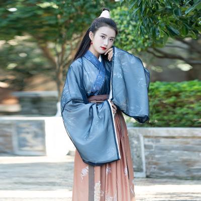 China Long Sleeve Customized Wholesale Chinese Historical Style Ladies Dresses Han Dynasty Costume OEM/ODM for sale