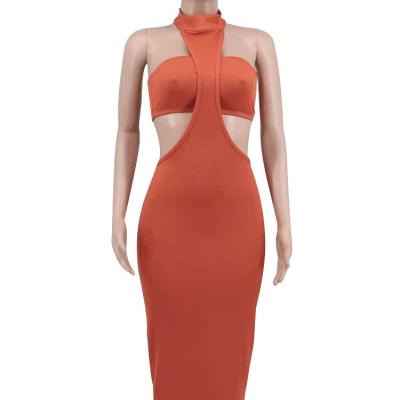 China New Arrival Popular Fresh Elegant Fashionable Style QUICK DRY Design Solid Color Sleeveless Dress for sale