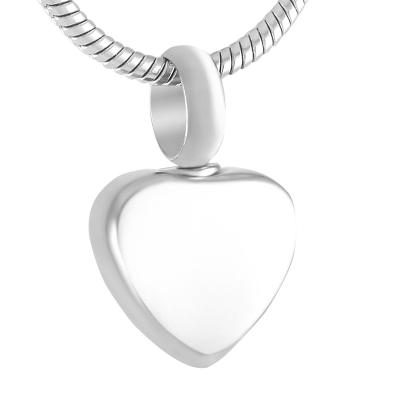 China IJD9412 CLASSIC Mini Cremation Charm 13*13mm 18k Gold Plated Heart Pendant Necklace Women Heart Cremation Urn for sale