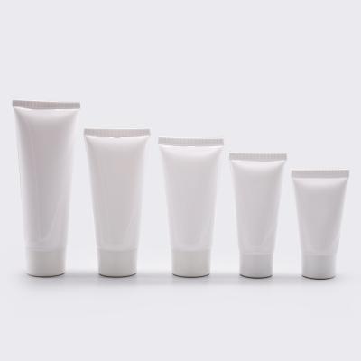 China New Products 3ml-200ml Cosmetic Empty White PE Plastic Tube Container For Hand Cream Cosmetic for sale