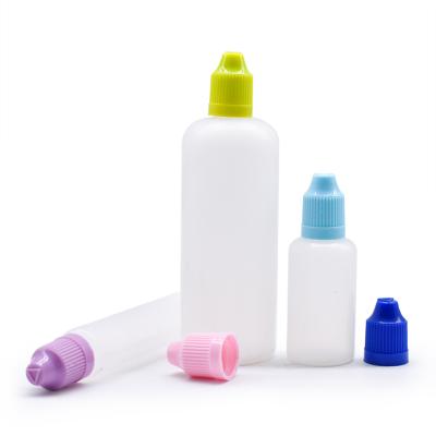 China BEAUTY PACKAGING 1oz 60ml 100ml Dropper Liquid Plastic Oil Bottle With Cap Child Safe for sale