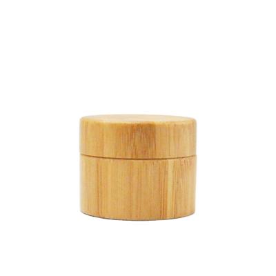 China Best 5g 10g 15g 20g 30g 50g 100g 150g 200g 250g cosmetics personal care price jar with bamboo lid for sale