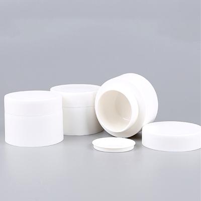 China 3g 5g 10g 30g 50g 80g Plastic Cosmetic Jar PP White Black White Jars for sale