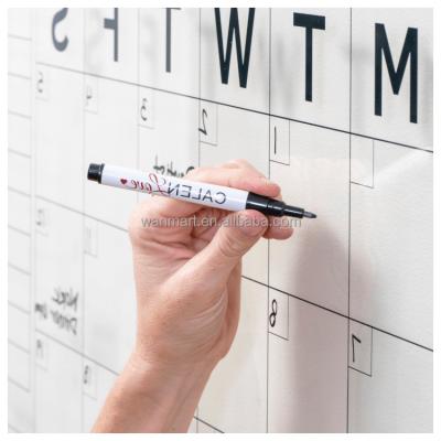 China Durable Custom Dry Erase Whiteboard Magnetic Erasable Acrylic Calendar For Fridge for sale