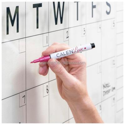 China Durable Acrylic Magnetic Dry Erase Board Calendar for Refrigerator Clear Dry Erase Calendar Planning Board for sale