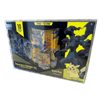 China Durable Acrylic Precious Premium Pokemon Collector Box Showcase Card Display for sale