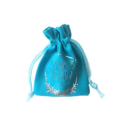 China Hot Sale Suede Microfiber Jewelry Pouches With Logo Custom Drawstring Jewelry Package Bag Customer Specific Requirements for sale