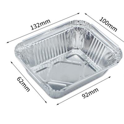 China 1310Aluminum Barbecue Aluminum Lunch Box Food Packing Box 260ml Aluminum Foil Box China Factory Supply Direct Sales for sale