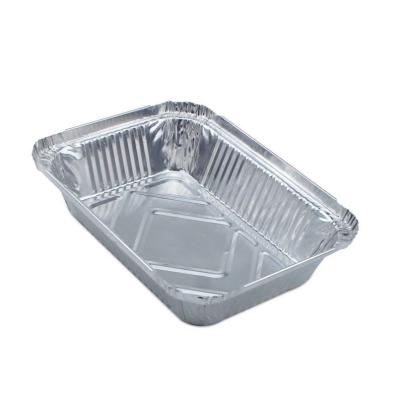 China Normal Food Custom Food Containers Disposable Aluminum Foil Lunch Box for sale