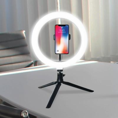 China Hot Sale New Product Ring Fill Light Selfie Ring Light With Tripod Stand 10 Inch for sale