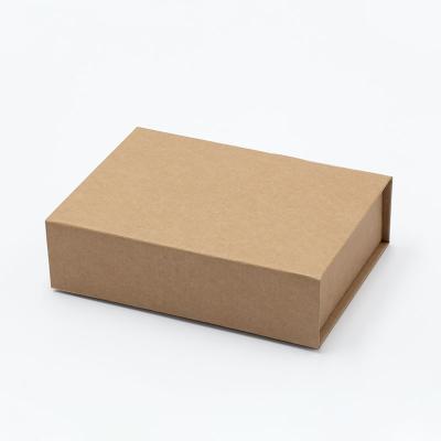 China New Recyclable Eco - Friendly Kraft Paper Small Business Gift Packaging Box With Magnetic Lid for sale